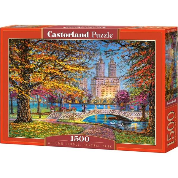 Castorland Puzzle 1500 Autumn Stroll Centtral Park CASTOR
