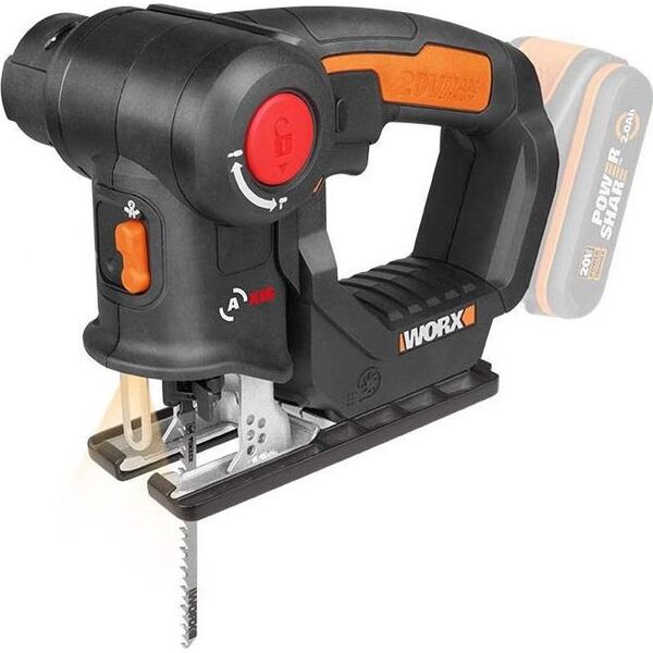 Wyrzynarka Worx WX550.9 20 V