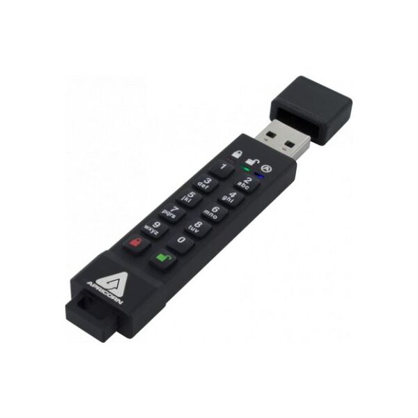 Pendrive Apricorn Aegis Secure Key 3z, 128 GB  (ASK3Z-128GB)