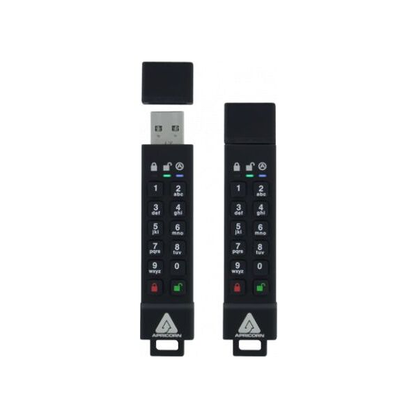 Pendrive Apricorn Aegis Secure Key 3z, 128 GB  (ASK3Z-128GB)