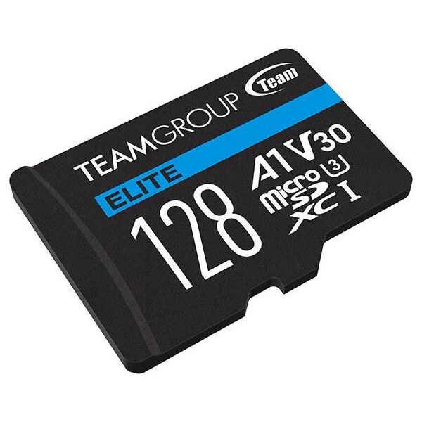 Karta TeamGroup Elite MicroSDXC 128 GB Class 10 UHS-I/U3 A1 V30 (TEAUSDX128GIV30A103)