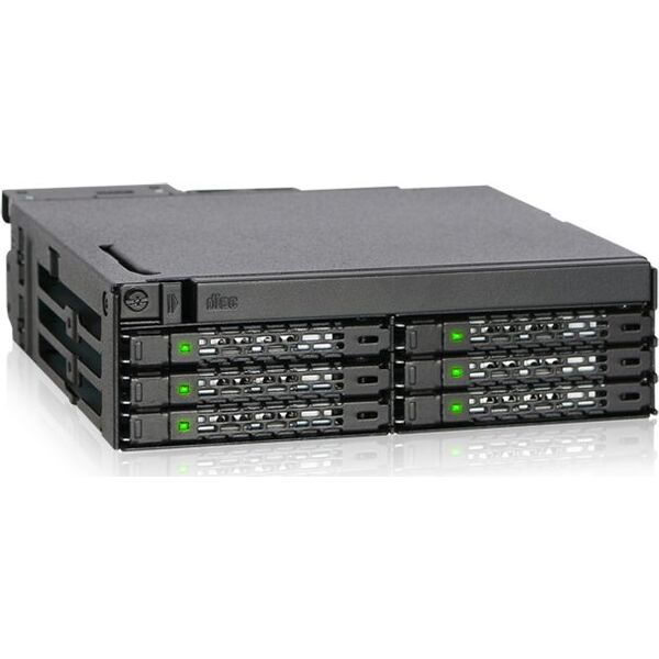 Kieszeń Icy Dock 6x 2.5" SAS/SATA + Ultra Slim ODD ToughArmor (MB606SPO-B)