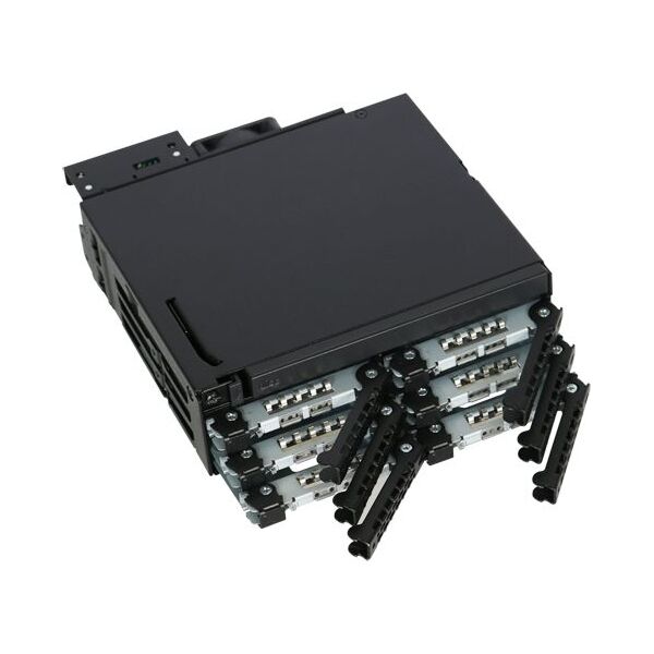 Kieszeń Icy Dock 6x 2.5" SAS/SATA + Ultra Slim ODD ToughArmor (MB606SPO-B)