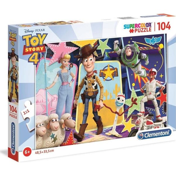 Clementoni Puzzle 104 elementów Super Kolor Toy Story 4