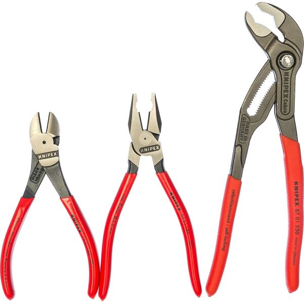Knipex szczypce zestaw 3-sztuki (KP-00_20_10)