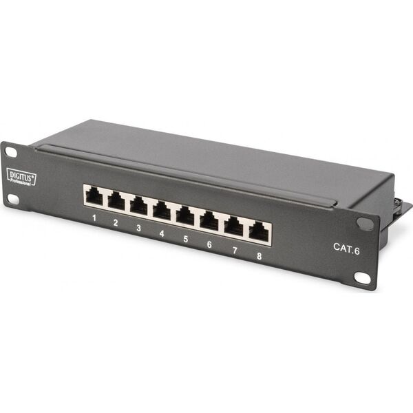 Szafa Digitus Zestaw Szafa rack 10" + Switch + Patch panel + Akcesoria (DN-10-SET-1)