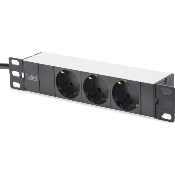 Szafa Digitus Zestaw Szafa rack 10" + Switch + Patch panel + Akcesoria (DN-10-SET-1)