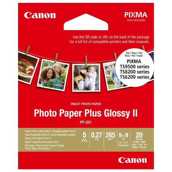 Canon Papier fotograficzny do drukarki PP201 9x9 cm (2311B070)