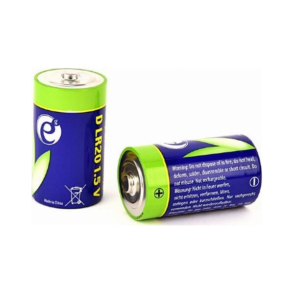 Gembird Bateria D / R20 2 szt.