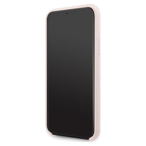 Guess Guess GUHCN58LS4GLP iPhone 11 Pro light pink/jasnoróżowy hard case Silicone 4G Tone On Tone