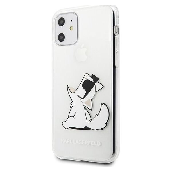 Karl Lagerfeld Karl Lagerfeld KLHCN61CFNRC iPhone 11 hardcase transparent Choupette Fun