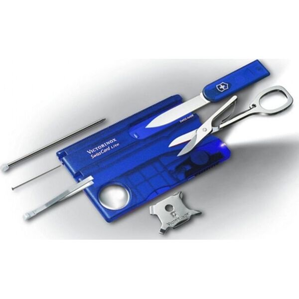 Victorinox Multitool SwissCard niebieski