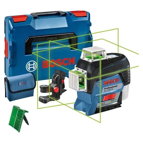 Bosch Laser płaszczyznowy GLL 3-80 CG zielony 30 m