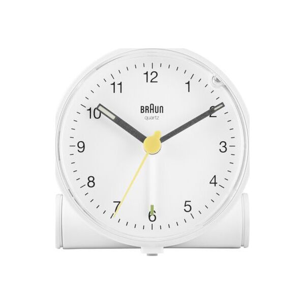 Braun BC 01 W budzik kwarcowy biały (67004)
