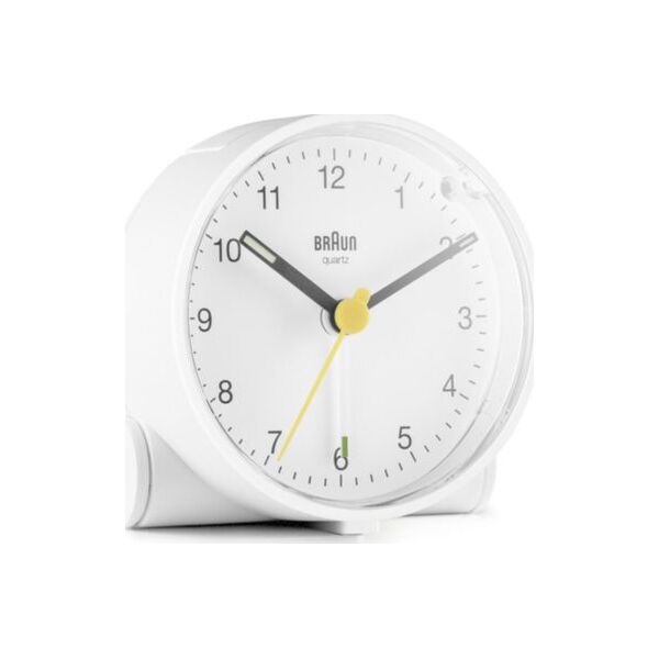 Braun BC 01 W budzik kwarcowy biały (67004)