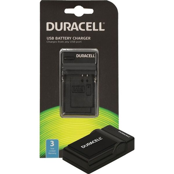 Ładowarka do aparatu Duracell Duracell Charger w. USB Cable for Olympus BLH-1