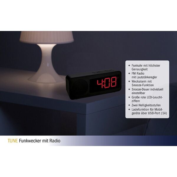 TFA TFA 60.2546.01 Tune Funk Alarm Clock