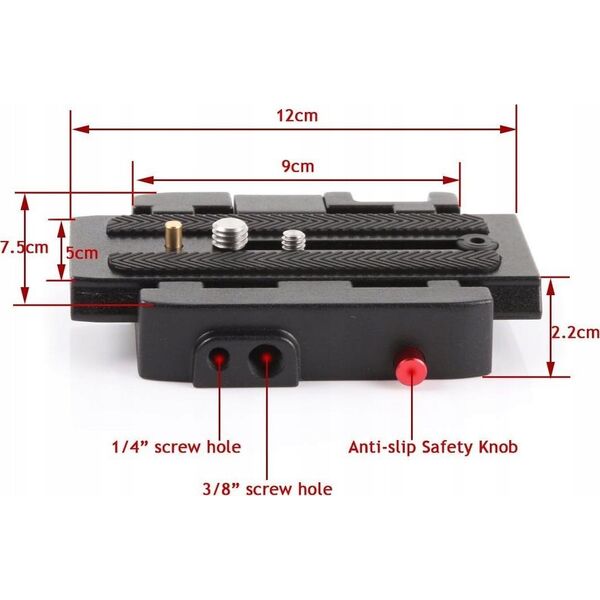 Szybkozłączka Mantona mantona AS-200-2M Quick Release Plate