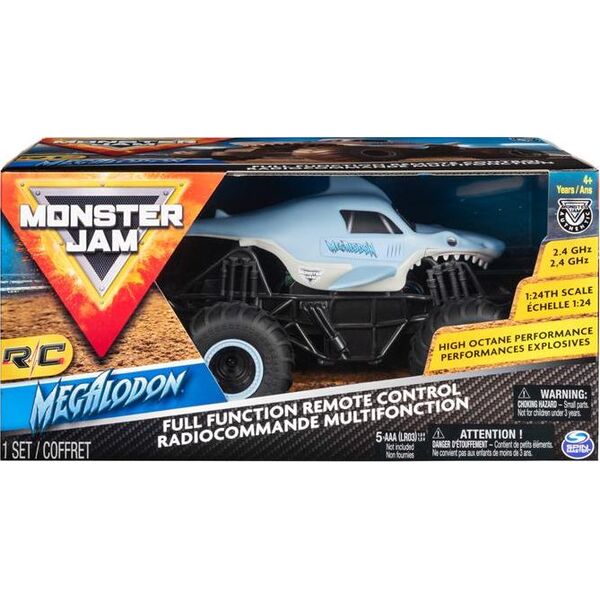 Spin Master Monster Jam 1:24 na radio Megalodon
