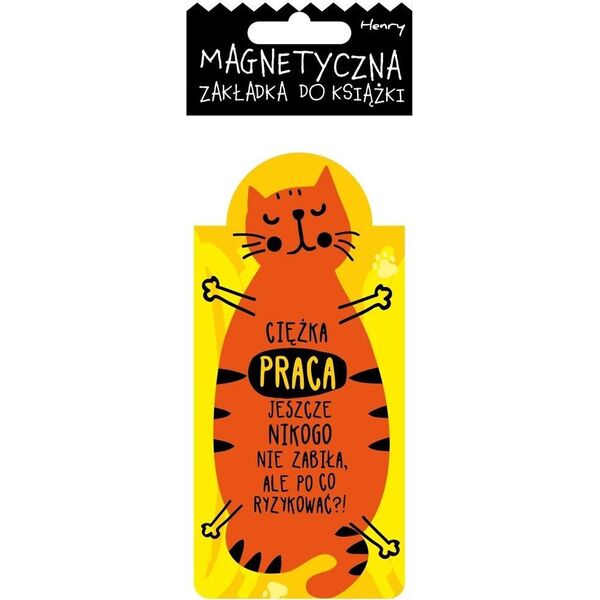HENRY Zakładka magnetyczna - Kot praca