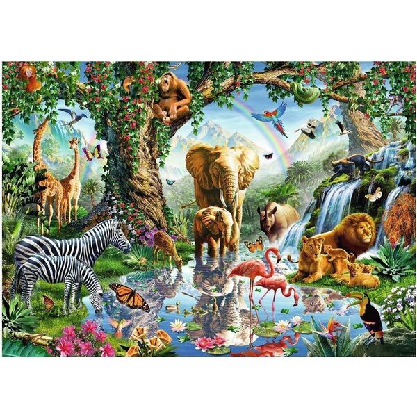 Ravensburger Puzzle 1000 elementów Przygoda w dżungli