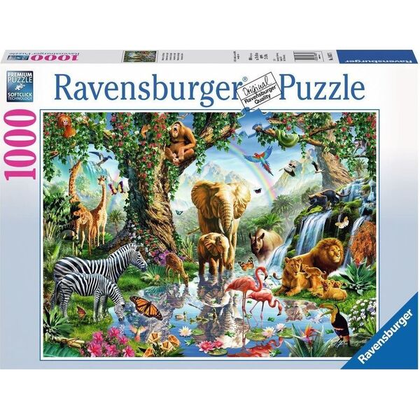 Ravensburger Puzzle 1000 elementów Przygoda w dżungli