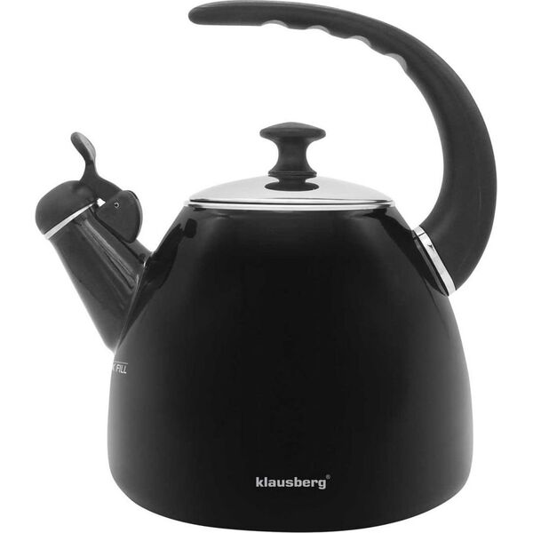 Klausberg CZAJNIK STALOWY 2.8L CZARNY KLAUSBERG KB-7403