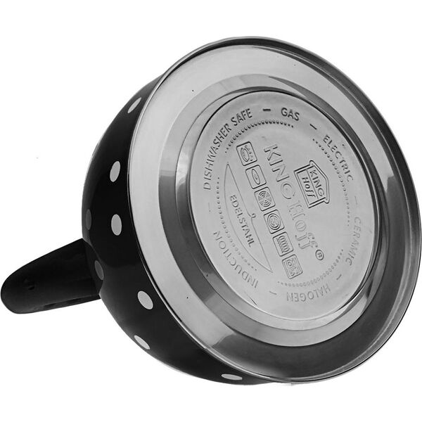 KingHoff CZAJNIK EMALIOWANY W GROSZKI KINGHOFF 2.6L [KH-1051]