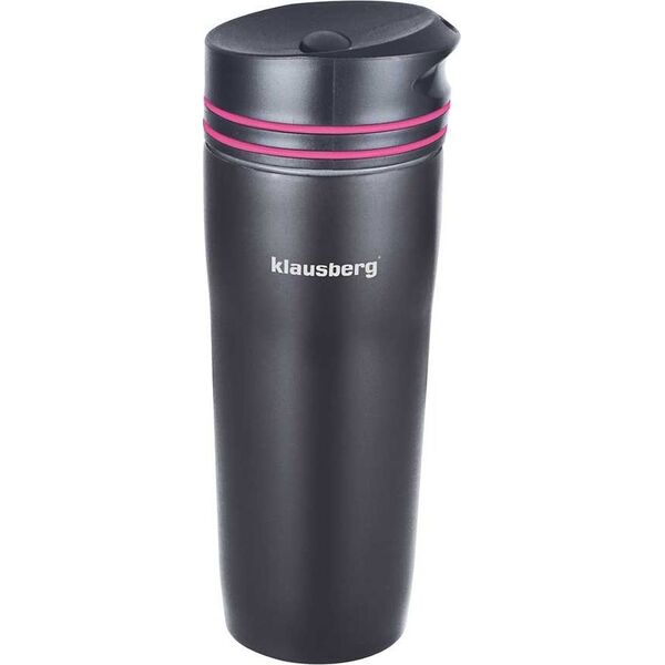 Klausberg Kubek termiczny KB-7149 czarny 380ml