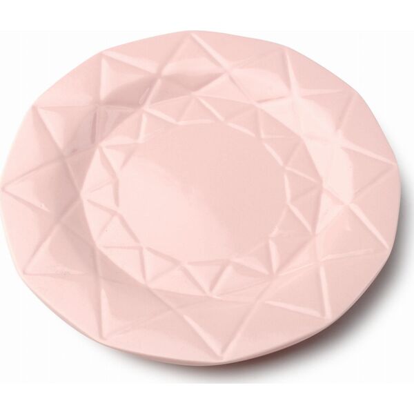 Mondex TALERZ OBIADOWY PŁASKI 24cm ADEL PINK MONDEX