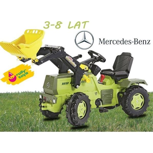 Rolly Toys Rolly Toys Traktor na Pedały z Biegami Mercedes Benz Łyżka 3-8 Lat