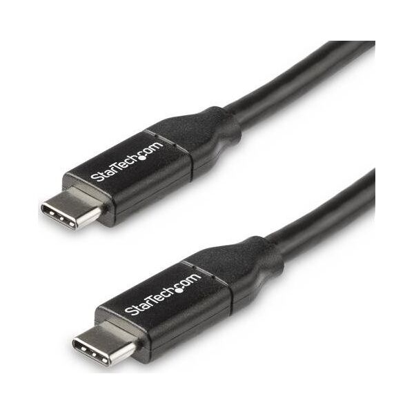 Kabel USB StarTech USB-C - USB-C 0.5 m Czarny (USB2C5C50CM)