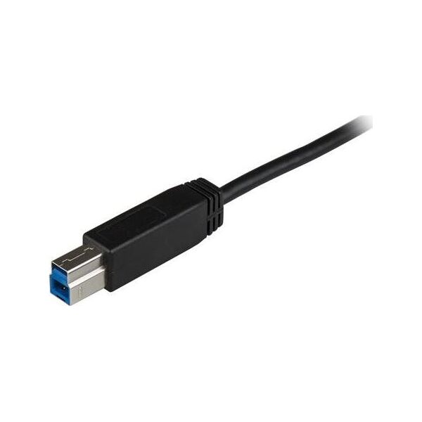 Kabel USB StarTech USB-B - USB-C 1 m Czarny (USB31CB1M)