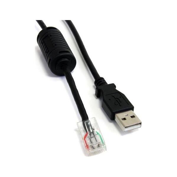 Kabel USB StarTech USB-A - RJ-45 1.8 m Czarny (USBUPS06)