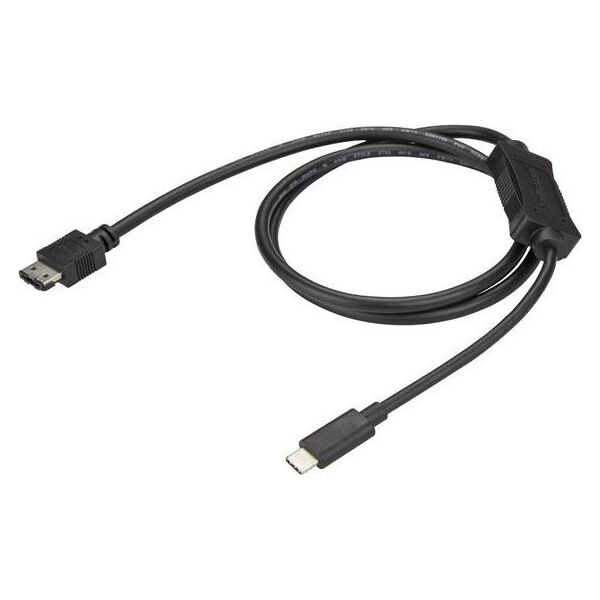 Kabel USB StarTech USB-C - eSATA 1 m Czarny (USB3C2ESAT3)