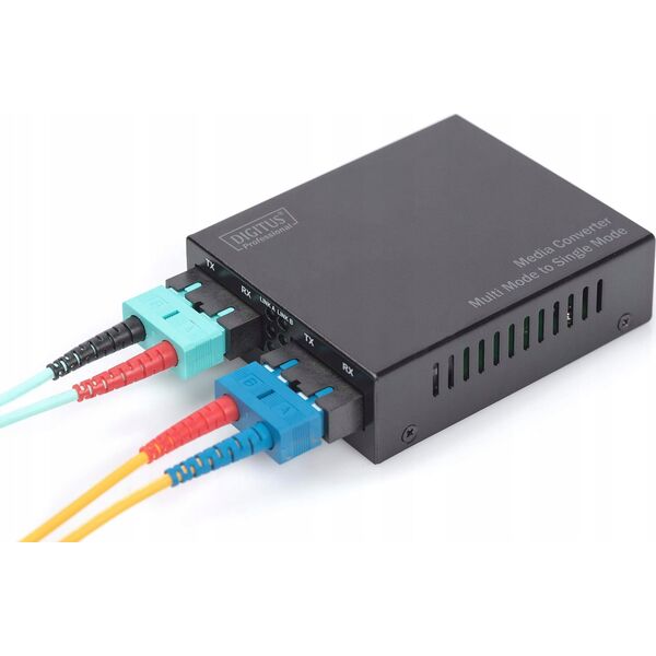 Digitus Assmann MULTI/SINGLEMODE MEDIACONVERTER/GIGABIT WAVEL: 850NM 1310NM 20KM