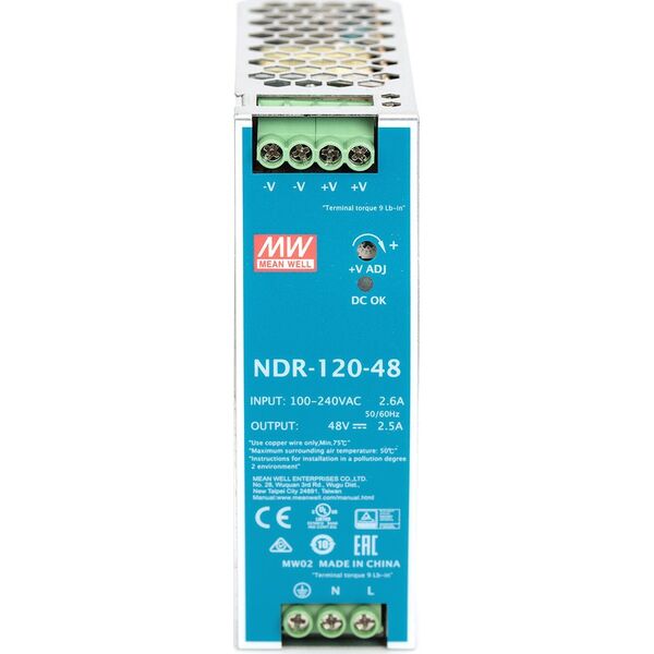 Digitus Assmann INDUSTRIAL POW. SUPPLY 48V120W/METAL CASE DIN RAIL MOUNTALE
