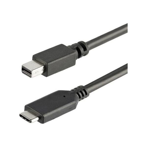 Kabel USB StarTech USB-C - mini DisplayPort 1 m Czarny (CDP2MDPMM1MB)