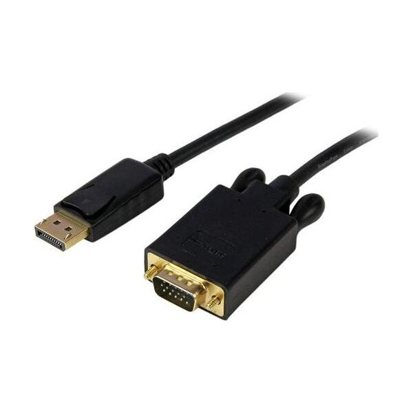 Kabel StarTech DisplayPort - D-Sub (VGA) 4.5m czarny (DP2VGAMM15B)