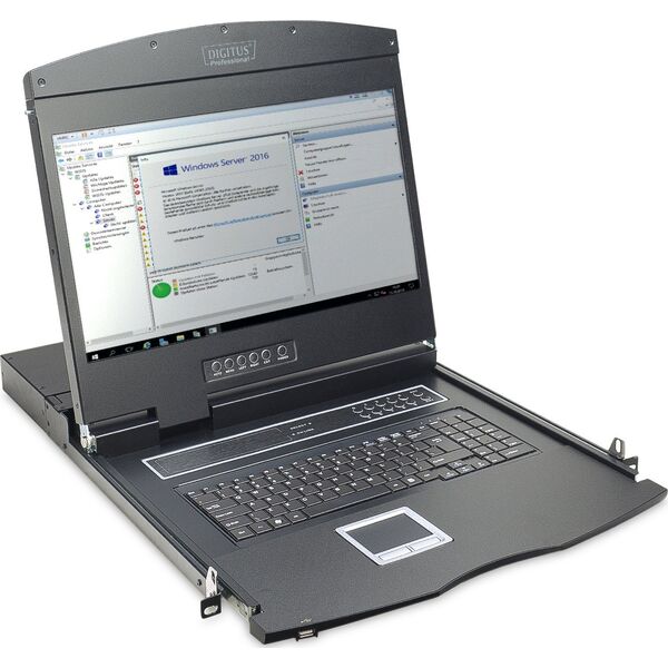 Przełącznik Digitus Assmann DIGITUS PRO MODULAR19IN CONSOLE/16-PORT KVM SWITCH IN
