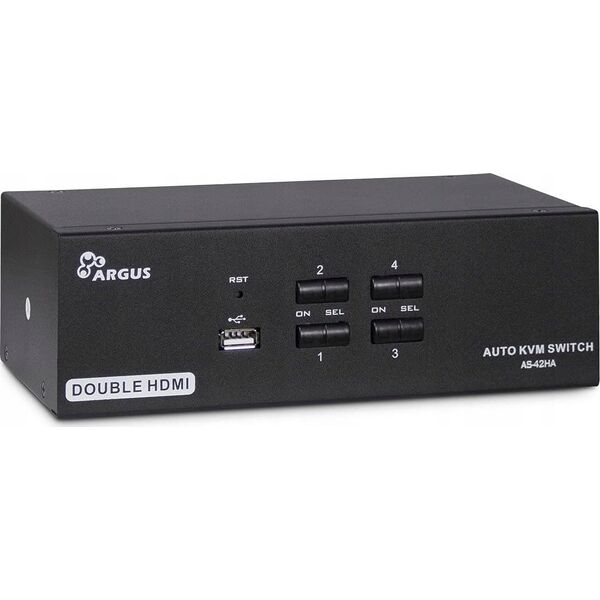 Przełącznik Inter-Tech Intertech IPC KVM SWITCH AS-42HA HDMI/METAL IN