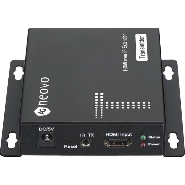 System przekazu sygnału AV AG Neovo AG neovo HIP-RA HDMI OVER IP RECEIVER/90 MBPS PCM 2.0 DC 5V/1A IN