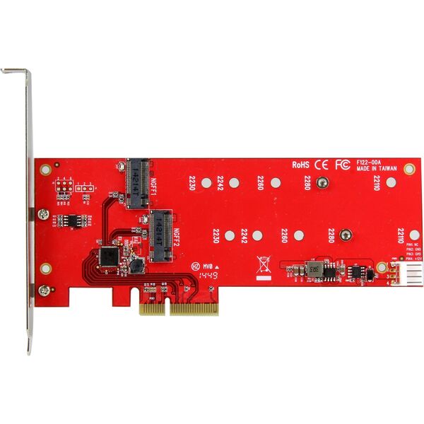Kontroler StarTech PCIe 2.0 x4 - 2x M.2 SATA B-key (PEX2M2)