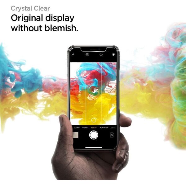 Spigen SZKŁO HARTOWANE SPIGEN ALM GLAS.TR SLIM 2-PACK IPHONE 11 PRO