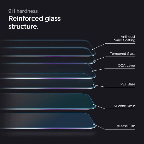 Spigen SZKŁO HARTOWANE SPIGEN ALM GLAS.TR SLIM 2-PACK IPHONE 11 PRO