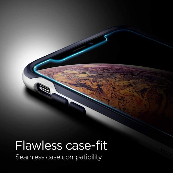 Spigen SZKŁO HARTOWANE SPIGEN ALM GLAS.TR SLIM 2-PACK IPHONE 11 PRO