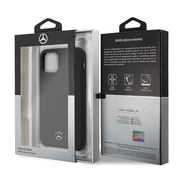 Mercedes Mercedes MEHCN58SILBK iPhone 11 Pro hard case czarny/black Silicon