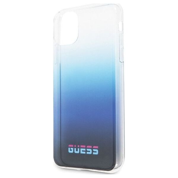 Guess Guess GUHCN65DGCNA iPhone 11 Pro Max niebieski/gradient blue hard case California uniwersalny