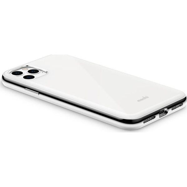 Moshi Moshi iGlaze etui na iPhone 11 Pro Max (Pearl White)