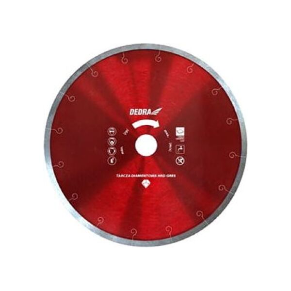Dedra tarcza HRD GRES cienka do twardej ceramiki H1066 230mm (H1066)